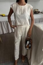 Shalina Süzüne Nakışlı Crop Takım 9796-08 - Görsel 7