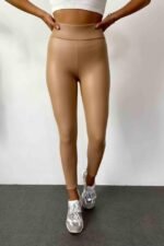 Kadın Yüksek Bel Içi şardonlu Fırsat ürün Toparlayıcı Tayt - Görsel 4