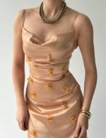 Dora Çiçek Detaylı Elbise - Görsel 6