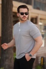 Erkek Oversize Bisiklet Yaka Kısa Kollu T-shirt - Görsel 2