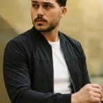 Erkek İçi Astarlı Su Geçirmez Bomber Mevsimlik Ceket - Siyah