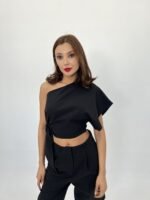 4643 BLUZ-SİYAH - Görsel 4