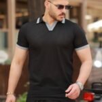 Erkek Hemşire Yaka Kısa Kollu Tişört