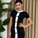 Cazzie Fiyonk Detaylı Elbise