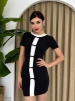 Cazzie Fiyonk Detaylı Elbise