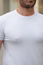 Erkek Bisiklet Yaka Kısa Kollu Tişört - Görsel 3