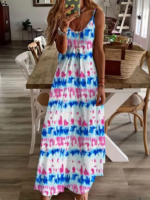 Kadın Askılı Tam Boy Süprem Elbise - Görsel 3