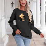 Kadın Uzun Kollu Bisiklet Yaka Viskon Iki Iplik Bluz