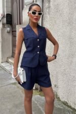 Yelek Şort Viscon Takım 10156-17