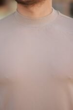 Erkek Yarım Balıkçı Yaka Kısa Kollu T-shirt - Görsel 3