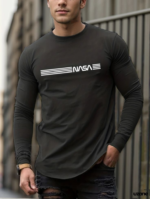 Erkek Uzun Kollu Bisiklet Yaka Viskon Sweat - Görsel 4