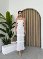 Lere Ip Askılı Elbise - Görsel 7