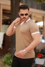 Erkek Hemşire Yaka Kısa Kollu Tişört - Görsel 2