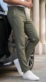 Erkek Toka Detaylı Oldmoney Kumaş Pantolon - Görsel 3