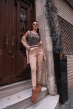 Kadın Uzun Kollu Krep üçlü Takım - Görsel 8