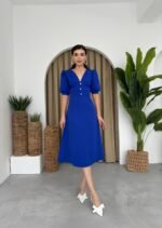 Linda Midi Elbise - Görsel 4