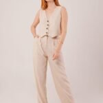 Kırçıllı Desen Bej Takım