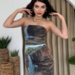 Mountain Straplez Tül Elbise