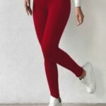 Kadın Yüksek Bel önden Düğmeli Dalgıç Tayt