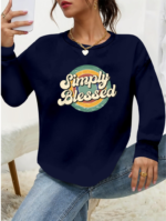 Kadın Uzun Kollu Bisiklet Yaka Viskon Iki Iplik Bluz - Görsel 3