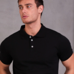 Erkek Slim Fit Pamuklu Yumuşak Doku Nefes Alan Kumaş Yakalı Tişört