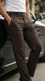 Erkek Toka Detaylı Oldmoney Kumaş Pantolon