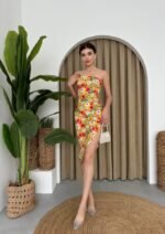 Emelıe Straplez Elbise - Görsel 6