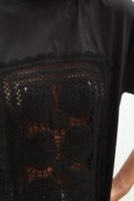 Melasti Motifli Brodeli Tişört 8019-8 - Görsel 6