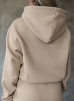 Kadın Uzun Kollu Nope Baskılı Beli Ribanalı Ikili Takım - Görsel 3