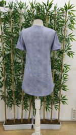 Kadın Kısa Kollu Bisiklet Yaka Mitolojik At Figür Baskılı Salaş Süprem Bluz - Görsel 6