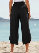 Kadın Yüksek Bel Yandan Yırtmaç Detaylı Aerobin Pantolon - Görsel 4