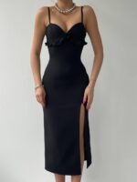 Papalia Sırt Detaylı Elbise - Görsel 2