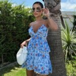 Cheryl Gold Pul Detaylı Elbise 2475-08