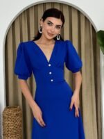 Linda Midi Elbise - Görsel 3