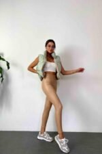 Kadın Yüksek Bel Içi şardonlu Fırsat ürün Toparlayıcı Tayt - Görsel 5