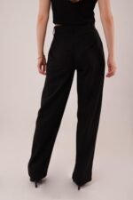 Premium Model Oturtmalı Siyah Pantolon - Görsel 3