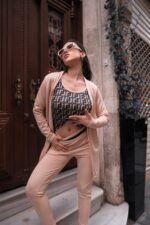 Kadın Uzun Kollu Krep üçlü Takım - Görsel 5