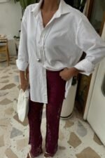 İçi Astarlı Dantel Pantolon 0081 - Görsel 5