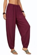 Kadın Yüksek Bel Cep Detaylı Pantolon - Görsel 2