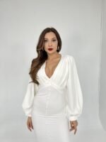 6530 ELBİSE-EKRU - Görsel 2