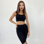 13152 FİTİLLİ ŞORT-SİYAH