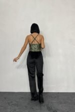 Gold Askılı Degaje Bluz - Görsel 3