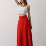 Keten Etek - Kırmızı