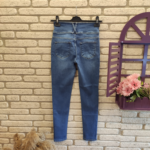 Yüksek Bel Likralı Jean Pantolon 90 Cm - Görsel 4
