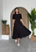 Catania Balon Kol Elbise - Görsel 4