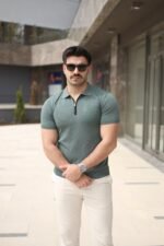 Erkek Polo Yaka Fermuar Detaylı Tişört - Görsel 4