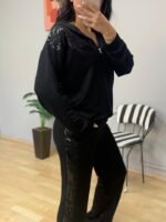 Kadın Iki Iplik Kumaş Pul Ve Fermuar Detaylı Ikili Takım - Görsel 2