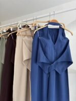 Halter Yaka Yelekli Modal Takım 10144 - Görsel 10