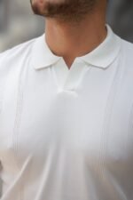 Erkek Hemşire Yaka Kısa Kollu Tişört - Görsel 3