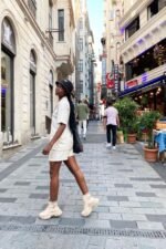 Bej Ceket Ve Şort Takım - Görsel 3